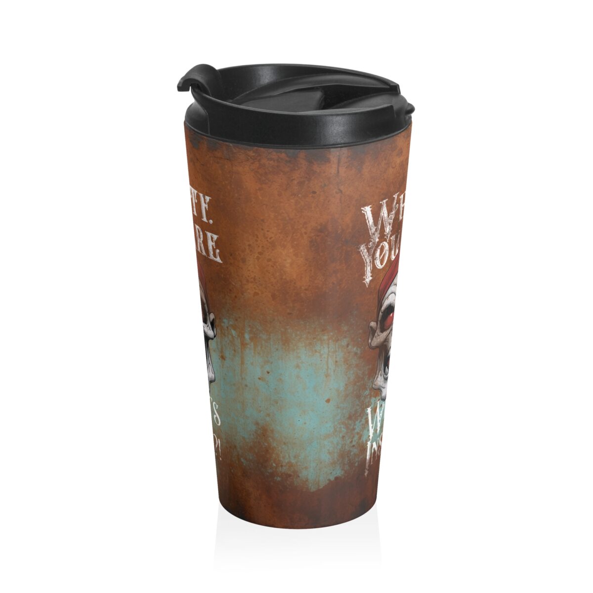 travel mug, metal travel mug, travel mug with lid, coffee mug